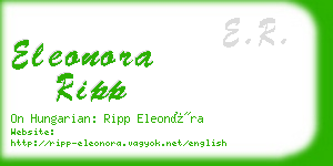 eleonora ripp business card